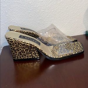 Vintage J.Renee Leopard/Cheetah PVC Heels!